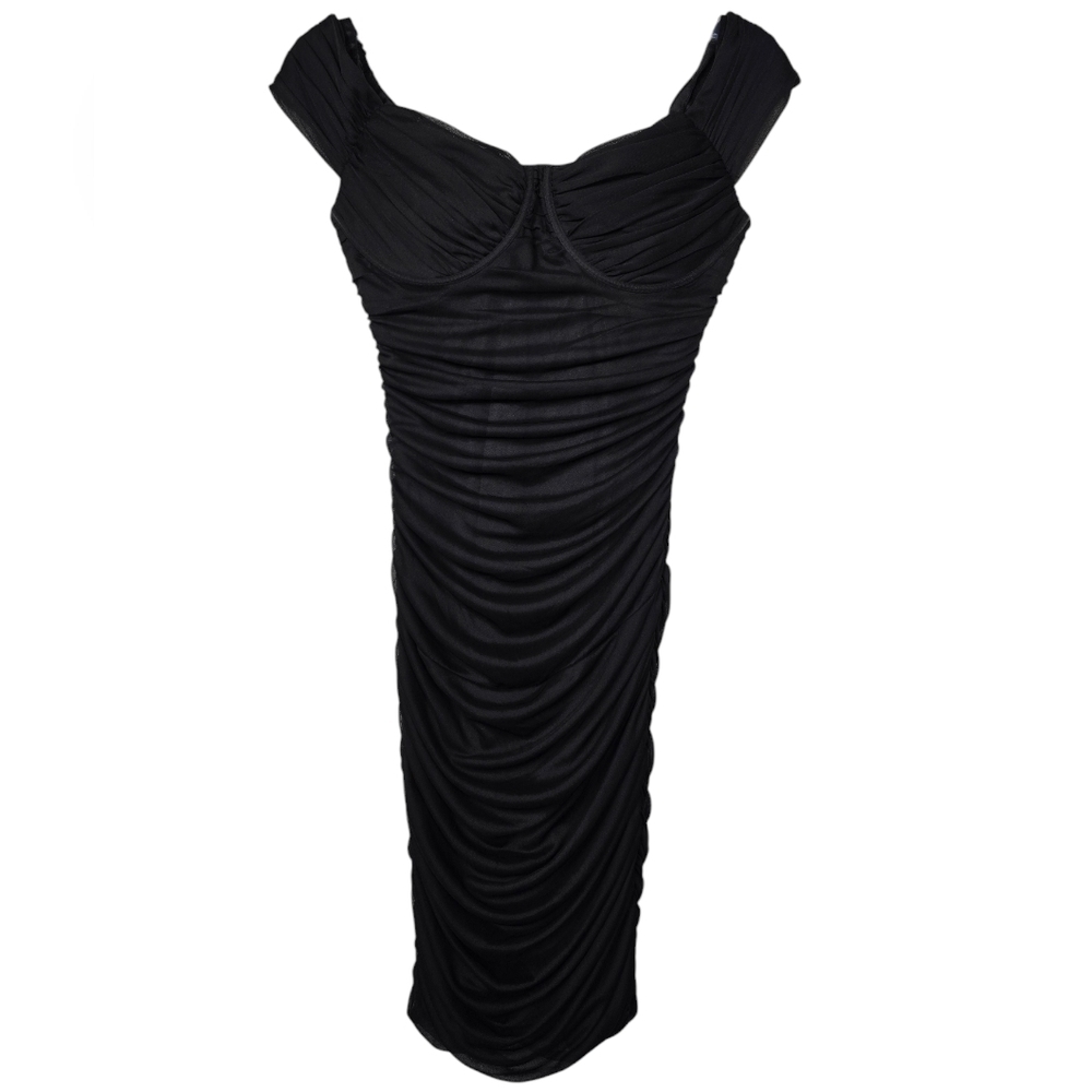 DB Studio Black Bodycon Fitted Sleeveless Back Zip Dress 4